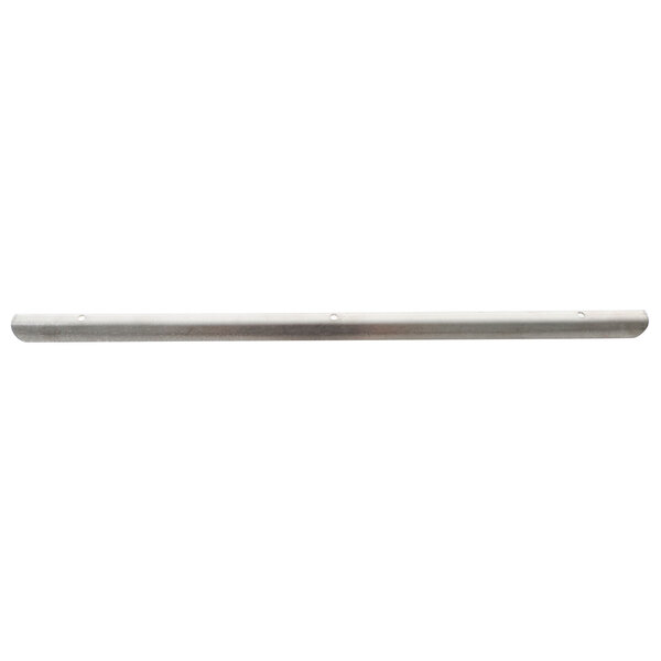 A Duke stainless steel handle with a long metal bar.