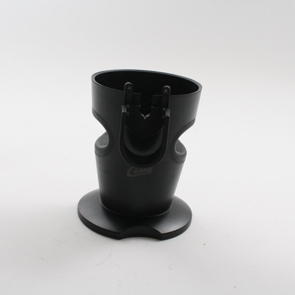 A black base assembly for a Wilbur Curtis coffee machine on a white background.