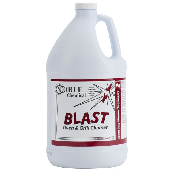 Noble Chemical 1 Gallon / 128 oz. Blast Ready-to-Use Liquid Oven & Grill Cleaner