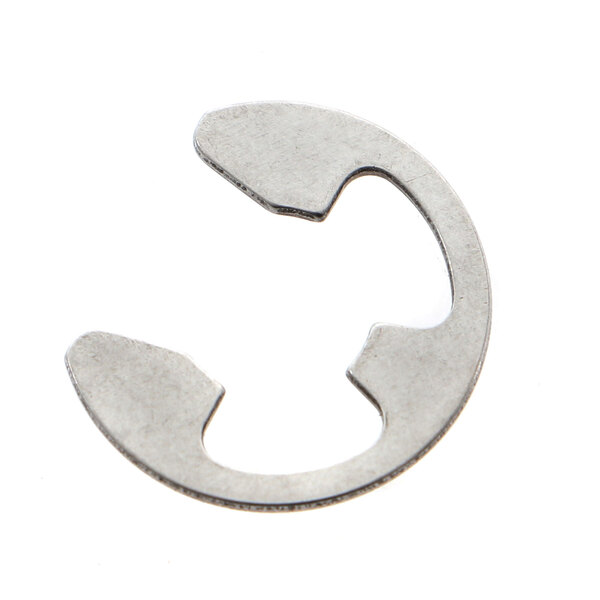 A close-up of a Hobart Retaining Ring with a hole in the middle.