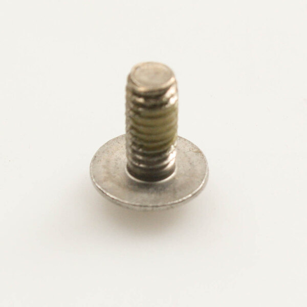 A close-up of a Hobart SC-122-44 screw with a small hole.