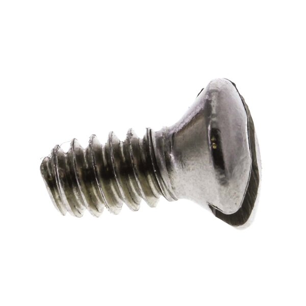 A close-up of a Hobart SC-129-39 screw with a metal head.