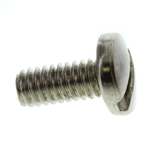 A close-up of a Hobart machine screw.