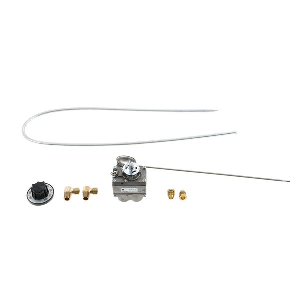 A US Range CK234 thermostat kit with a screw and a screwdriver.