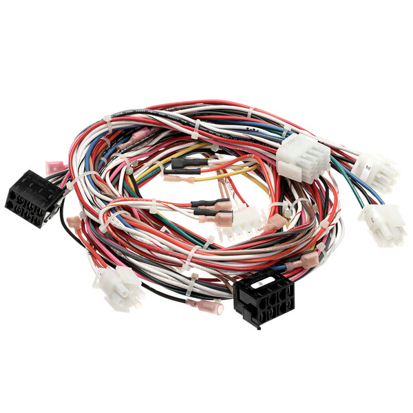 A Cleveland wiring harness with multicolored wires.