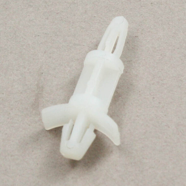 A close-up of a white Lang fiberglass spacer.