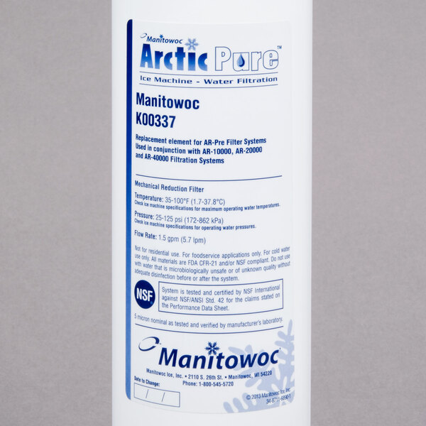 Manitowoc ARPRE Arctic Pure Ice Machine PreFilter with 5 Micron