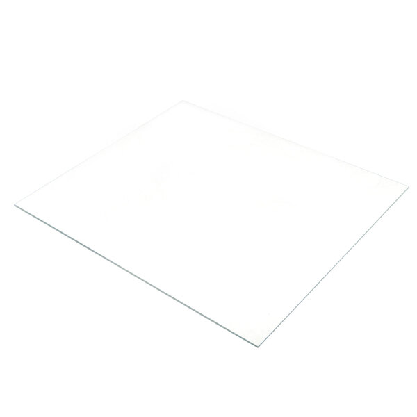 A white square sheet of glass with long thin metal rods.