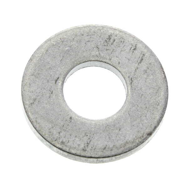 A Hobart metal washer with a circular hole in the center.
