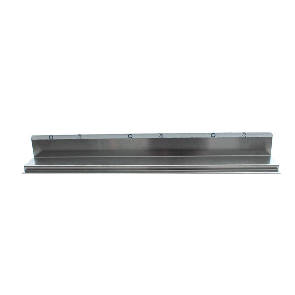 A metal Delfield cheese deflector shelf with holes.