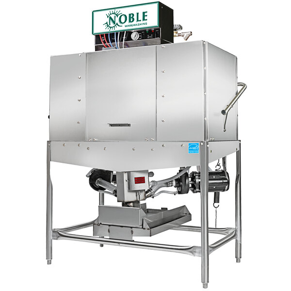 Noble Warewashing II Double Rack Low Temperature Corner Dishwasher Left Side, 115V