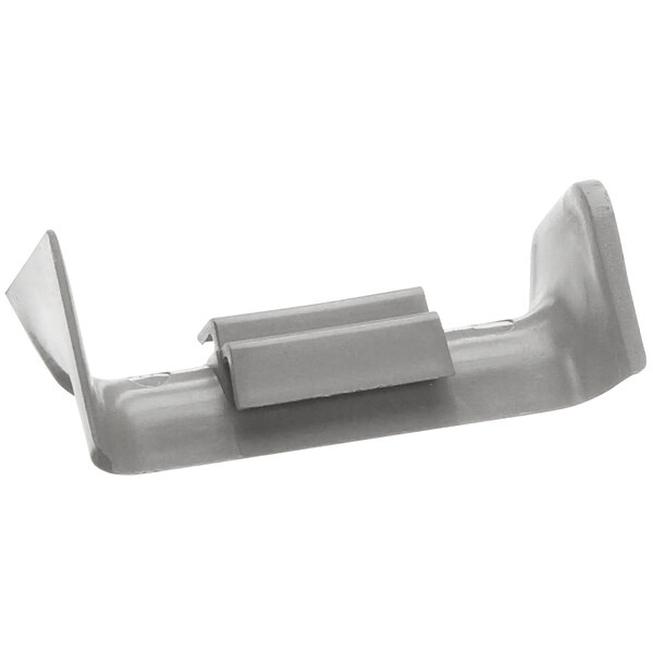 A grey plastic corner holder.