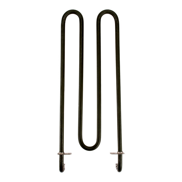 A black rectangular Avantco top heating element with black bars.