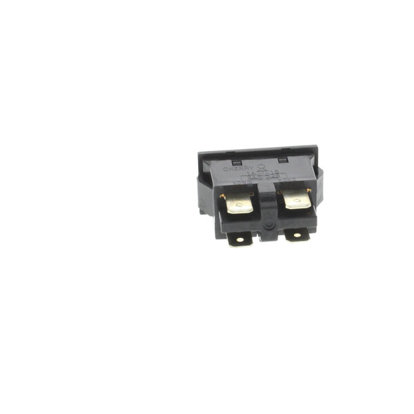 A black APW Wyott micro switch with three terminals.