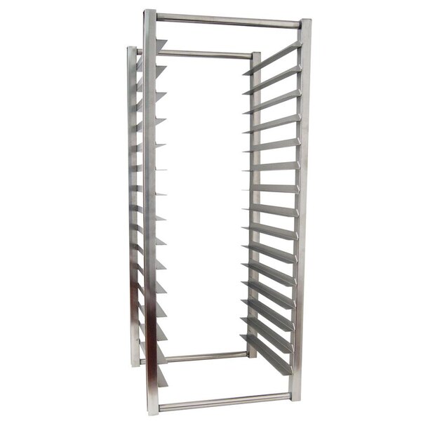 A Turbo Air TSP-2250 metal rack with shelves.