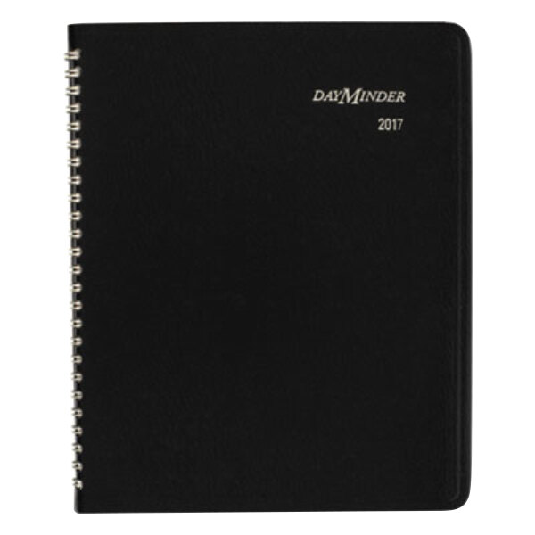 At-A-Glance G40000 DayMinder 6 7/8" x 8 3/4" Black January 2018 ...