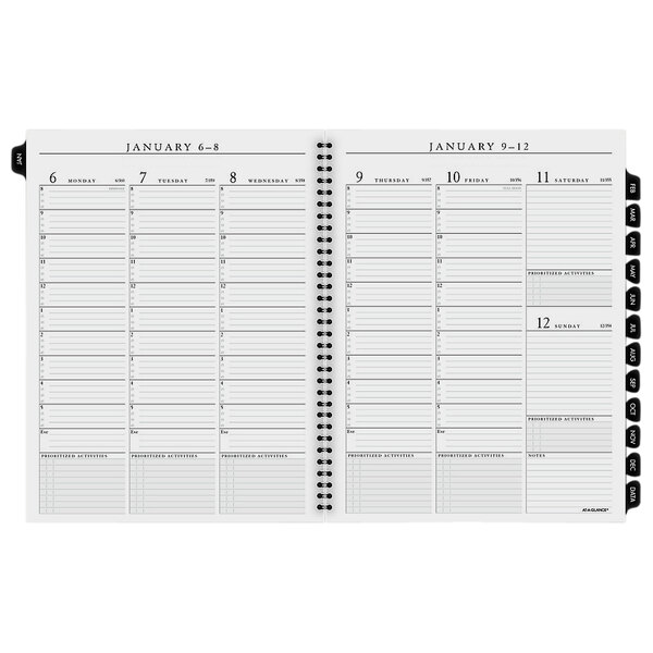 At-A-Glance 7091110 8 1/4" x 10 7/8" Executive Weekly / Monthly 2023 Planner Refill
