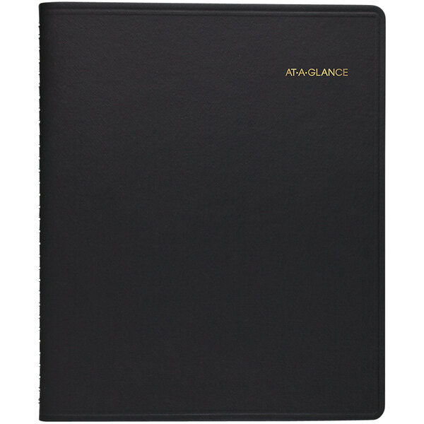 At-A-Glance 7012005 6 7/8" x 8 3/4" Black January 2023 - December 2023 Monthly Planner