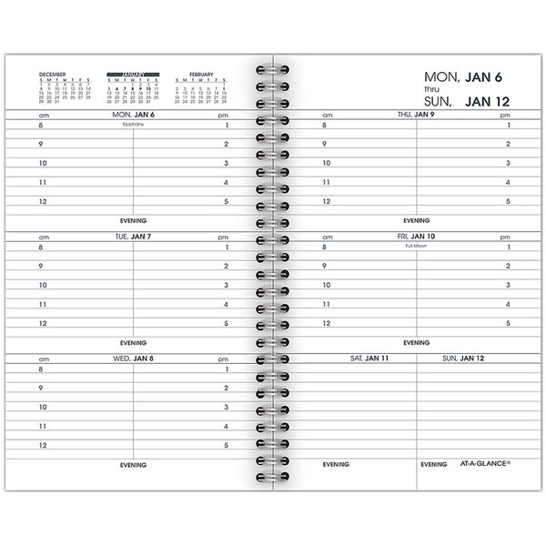 At-A-Glance 7090410 6 1/4" x 3 1/4" Weekly 2023 Appointment Pad Refill