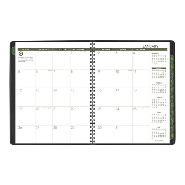 AT-A-GLANCE® MOVE-A-PAGE WEEKLY/MONTHLY APPOINTMENT BOOK, 1 EACH - Multi Access Office
