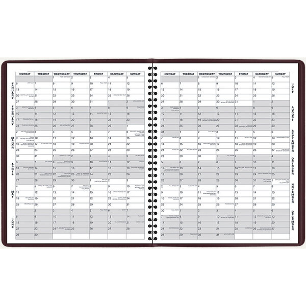AT-A-GLANCE Contemporary 2026 Monthly Planner Black Medium 7 X 8 34 Monthly - View #11