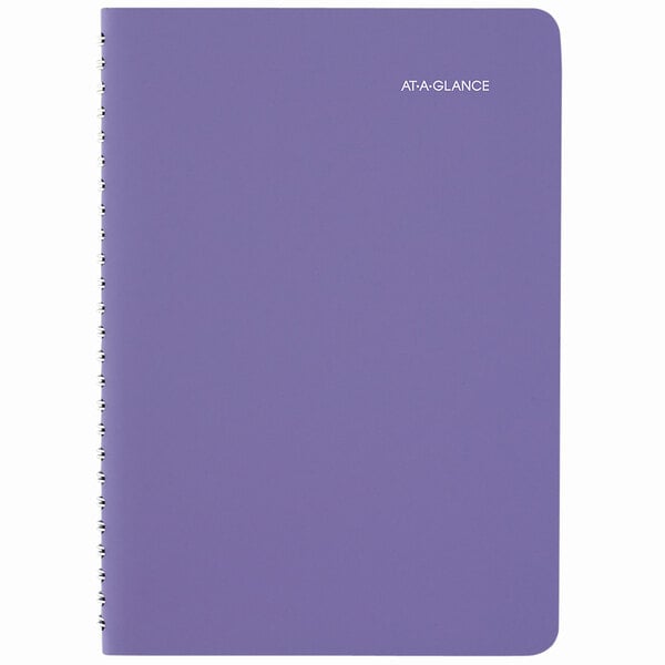 At-A-Glance 938P200 4 7/8" x 8" Purple January 2023 - January 2024 Weekly / Monthly Appointment Book
