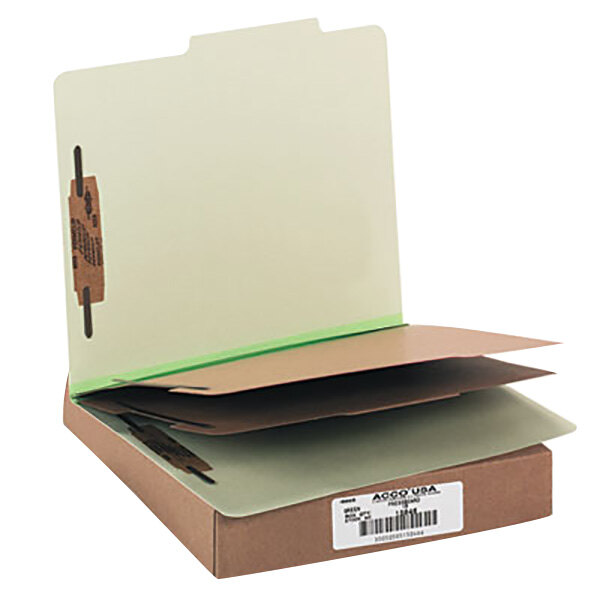 Acco 15046 Letter Size Classification Folder - 10/Box