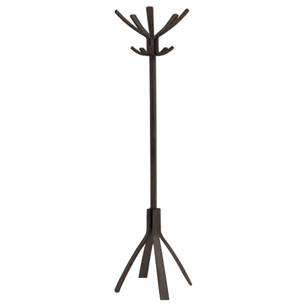 Alba PMCAFE 21 5/8" x 69 3/8" Espresso Brown Cafe Wood Coat Stand