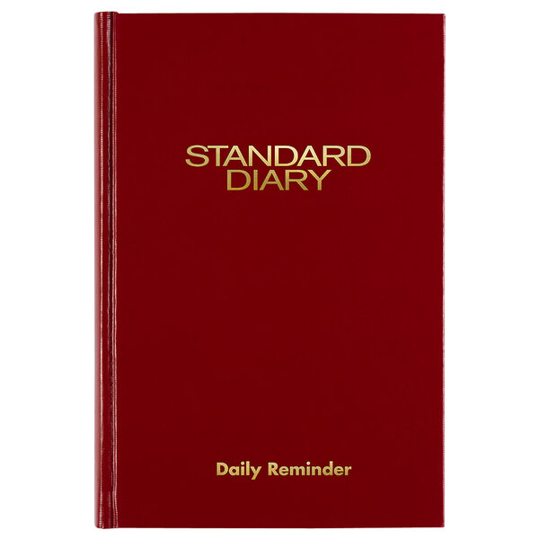 At-A-Glance SD38713 5" x 7 1/2" Red 2023 Daily Reminder Diary
