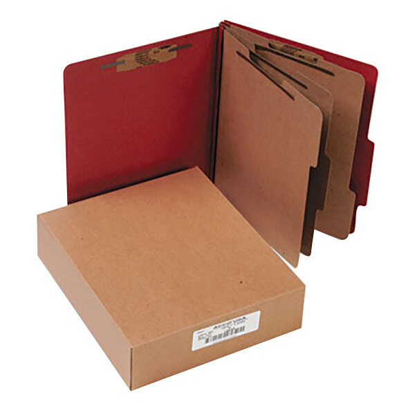 Acco 15038 Letter Size Classification Folder - 10/Box
