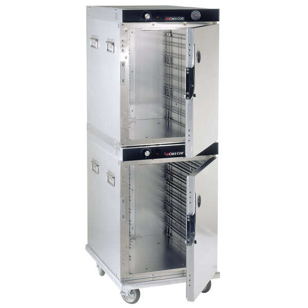 Cres Cor H-339-214C Insulated Full Height Stainless Steel Stacked