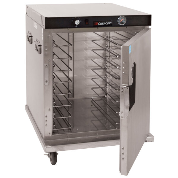 Cres Cor H-339-SS-UA-8C Insulated Half Height Stainless Steel Holding Cabinet - 120V, 900W