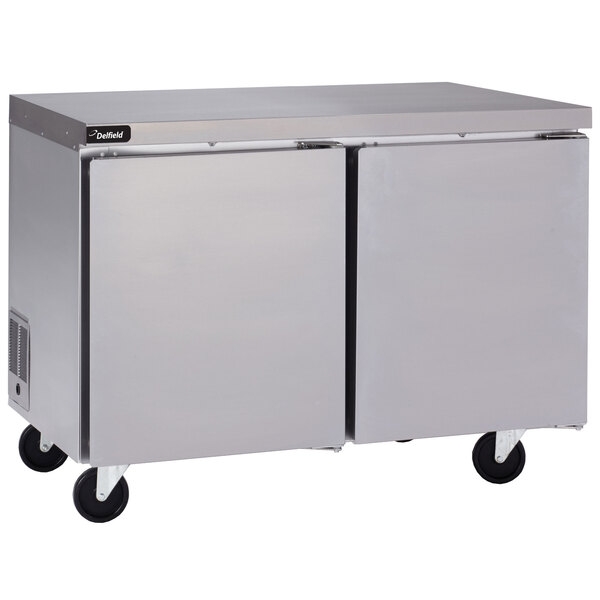 Delfield GUR48P-S 48" Front Breathing Undercounter Refrigerator with 5" Casters