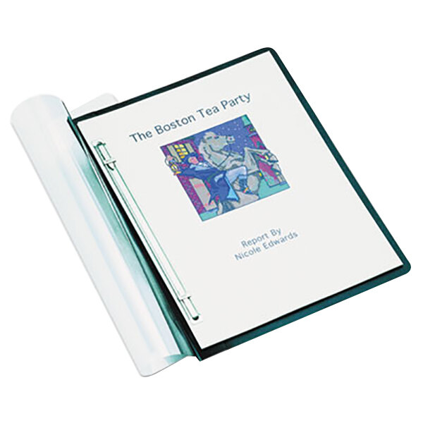 Acco 36251 8 1/2" x 11" Frosted Plastic Side Bound Report Cover with