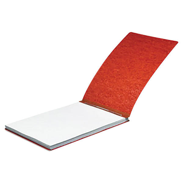 Acco 18928 8 1/2" x 11" Earth Red Pressboard Top Bound Report Cover with Spring Fastener - 2" Capacity
