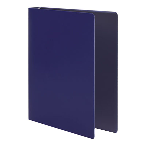 Acco 39713 Accohide Blue Non-View Binder with 1" Round Rings