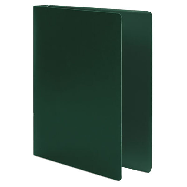 Acco 39716 Accohide Dark Green Non-View Binder with 1" Round Rings