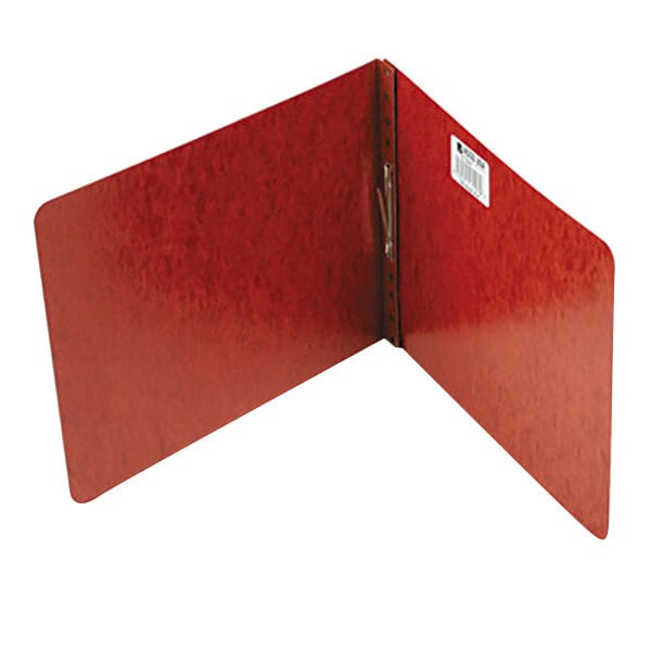 Acco 17928 8 1/2" x 11" Red Pressboard Top Bound Report Cover with Prong Fastener - 2" Capacity