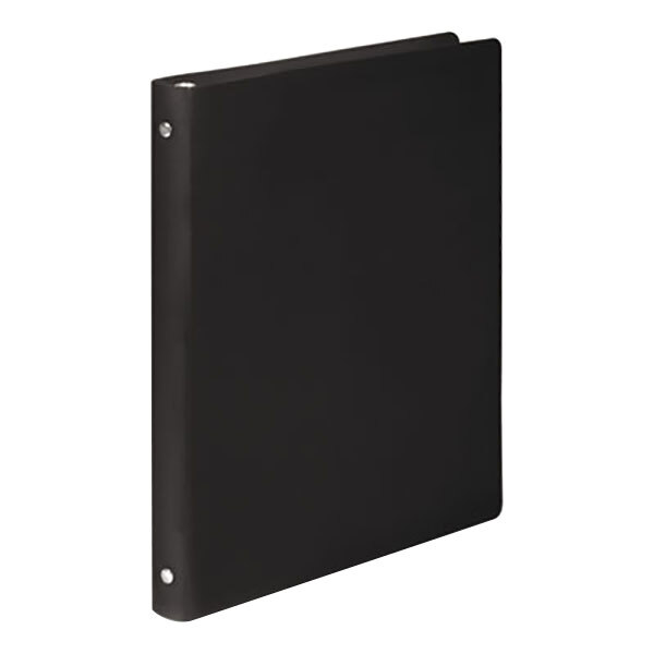 Acco 39701 Accohide Black Non-View Binder with 1/2" Round Rings