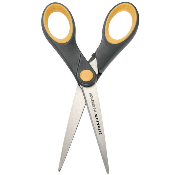 Westcott 14851 7" Titanium Bonded Pointed Tip NonStick Scissors with