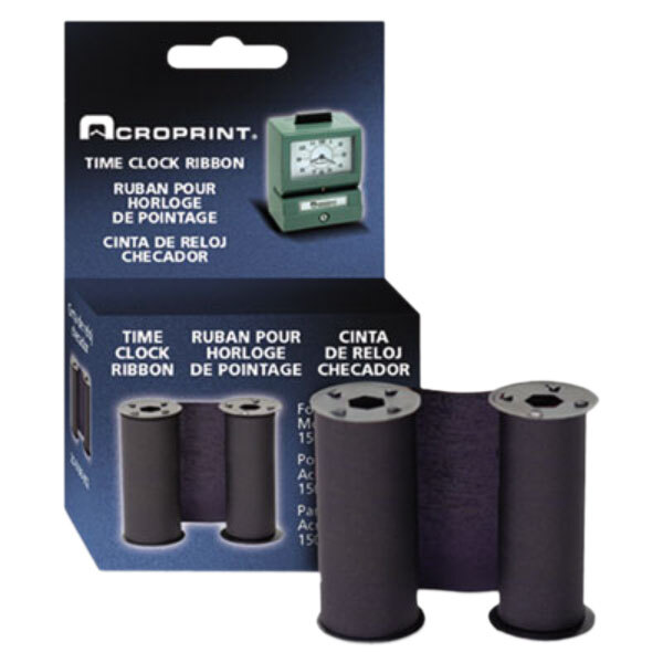 Acroprint 200106002 Blue 125 and 150 Print Time Recorder Ribbon