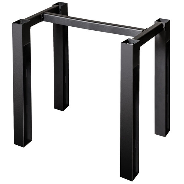 BFM Seating I-Beam Black Square Bar Height Indoor Table Base