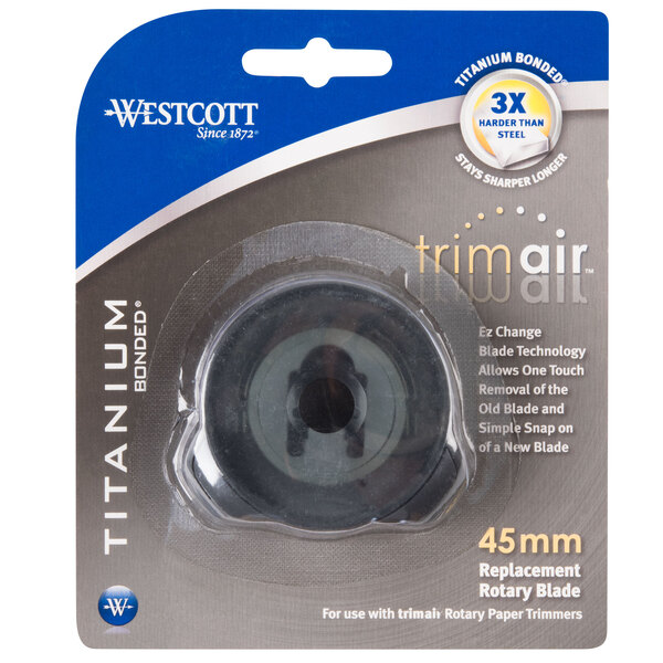 Westcott 15263 Titanium Rotary Paper Trimmer Straight Blade Westcott