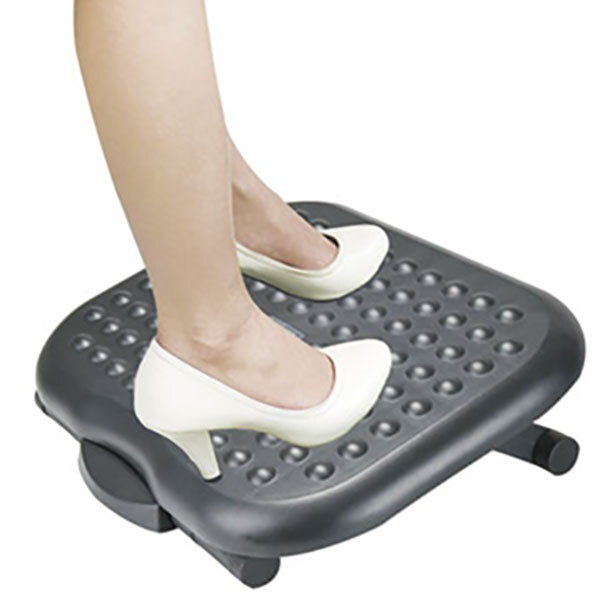 Alera ALEFS212 Black Relaxing Adjustable Footrest