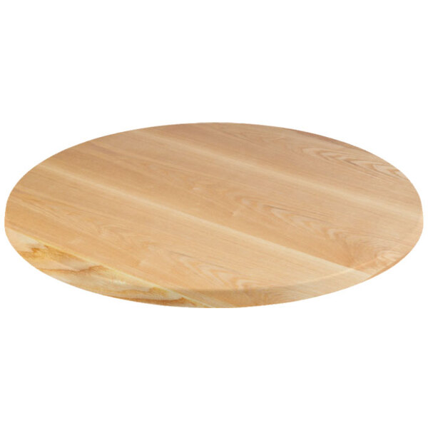 BFM Seating VN48RNT 48" Round Natural Ash Veneer Indoor Table Top