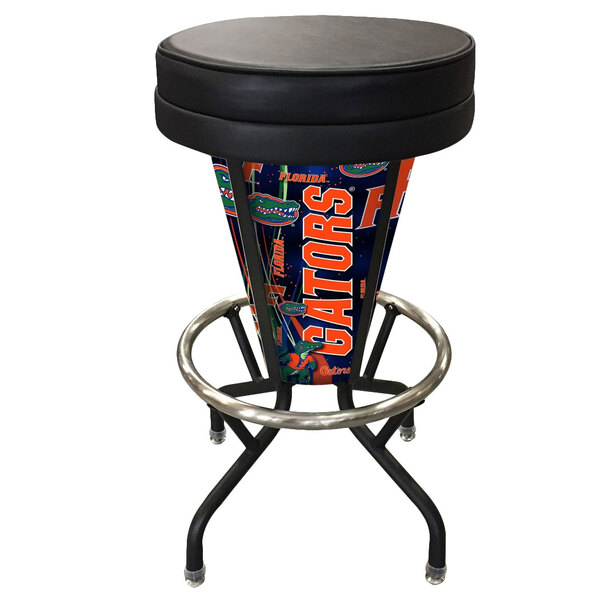 Holland Bar Stool L500030FlorUnBlkVinyl University of Florida Indoor