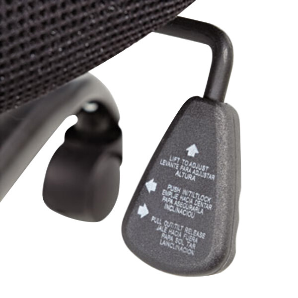 Alera ALEMX4517 Merix Black MidBack Big & Tall Mesh Office Chair with