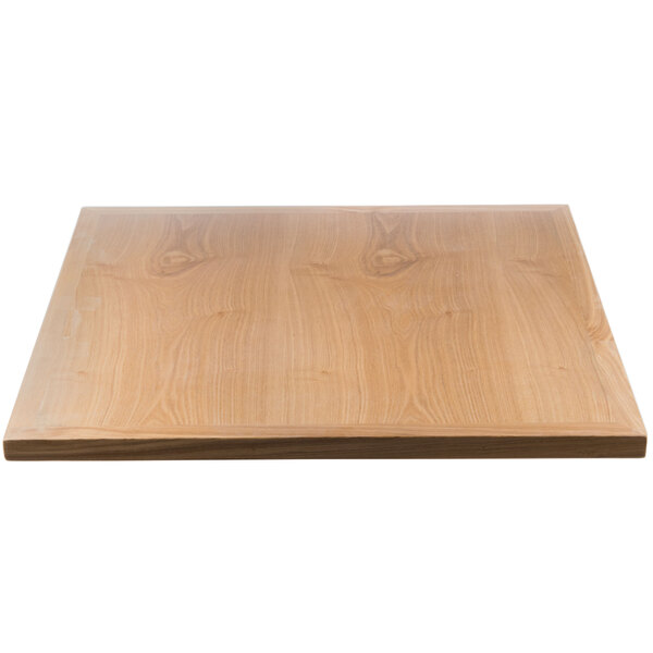 BFM Seating 30" Square Natural Ash Veneer Indoor Table Top
