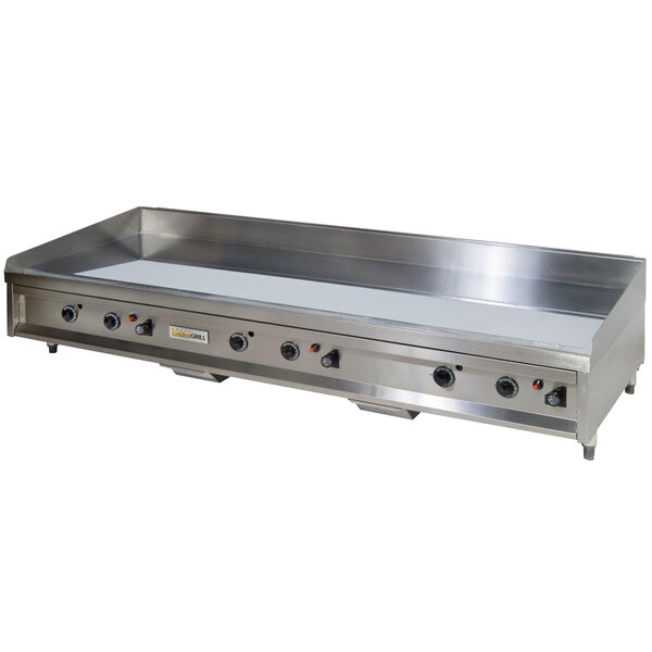Anets A30X72AGM 72" Liquid Propane Countertop Griddle with Manual Controls - 216,000 BTU