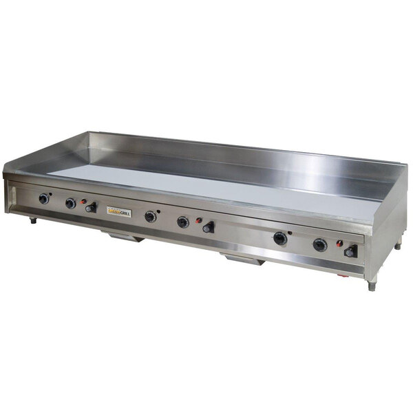 Anets A24X72AGM 72" Natural Gas Countertop Griddle with Manual Controls - 180,000 BTU